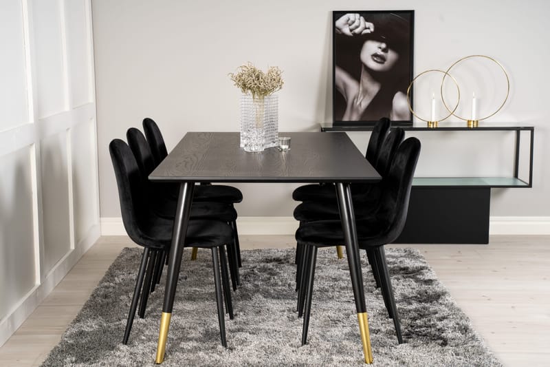Daicy Spisegruppe 180 cm + 6 stk Pontus Spisestoler - Møbler - Bord - Spisegrupper