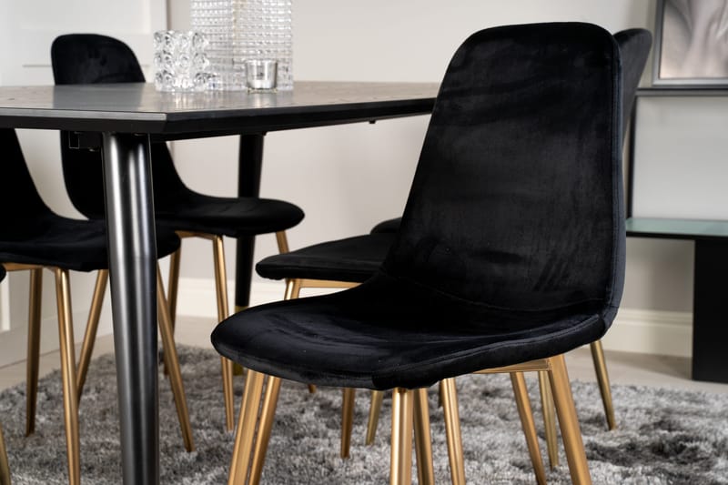 Daicy Spisegruppe 180 cm + 6 stk Pontus Spisestoler - Møbler - Bord - Spisegrupper