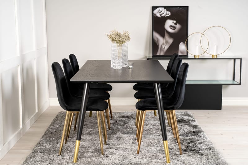 Daicy Spisegruppe 180 cm + 6 stk Pontus Spisestoler - Møbler - Bord - Spisegrupper