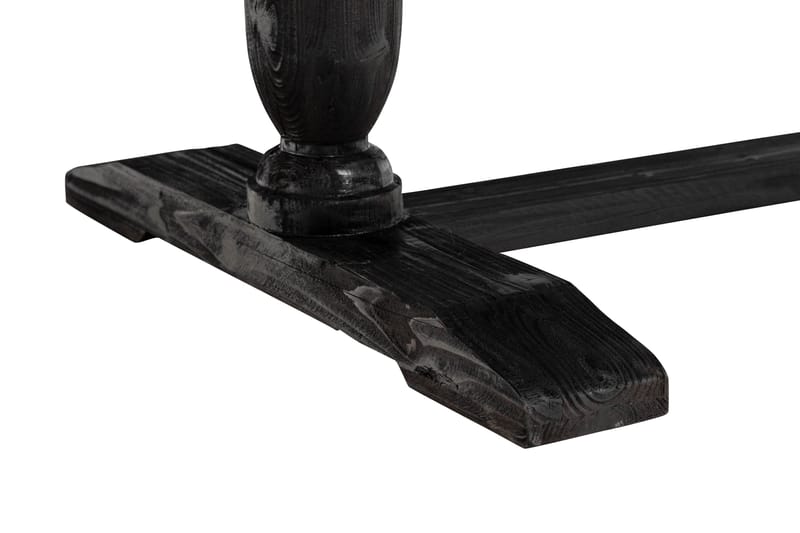 Dijon Spisegruppe 200 cm Rektangulært Spisebord med 6 Bergviken Stoler - Brun / Svart / Fløyel - Oppbevaring - Oppbevaringsmøbler - Sideboard & skjenker