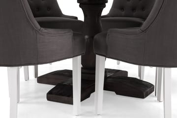 Dijon Spisegruppe Rund 150 cm med 6 Viktoria Stoler - Møbler - Bord - Spisegrupper
