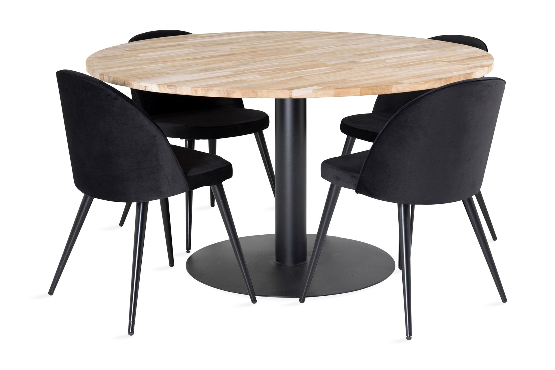 Ezra Spisegruppe 198 cm med 4 Valerie Spisestoler - Møbler - Bord - Spisegrupper