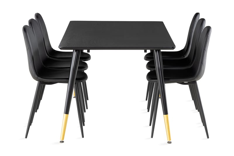 Filipstad Spisebord 180 cm med 6 Nibe Stoler - Spisegrupper