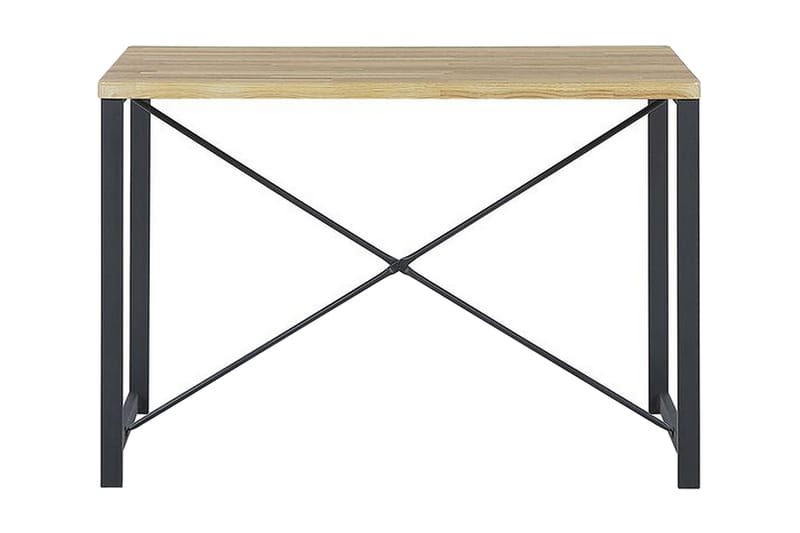Flixton Spisegruppe 110 cm Inkl. 2 stoler + benk - Lysebrun/Svart - Møbler - Bord - Spisegrupper