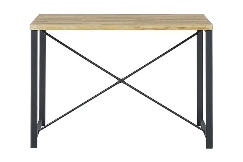 Flixton Spisegruppe 110 cm Inkl. 2 stoler + benk - Lysebrun/Svart - Møbler - Bord - Spisegrupper