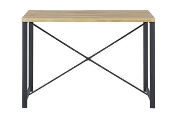 Flixton Spisegruppe 110 cm Inkl. 2 stoler + benk - Lysebrun/Svart - Møbler - Bord - Spisegrupper
