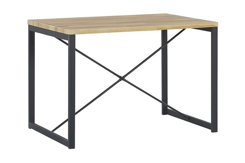 Flixton Spisegruppe 110 cm Inkl. 2 stoler + benk - Lysebrun/Svart - Møbler - Bord - Spisegrupper