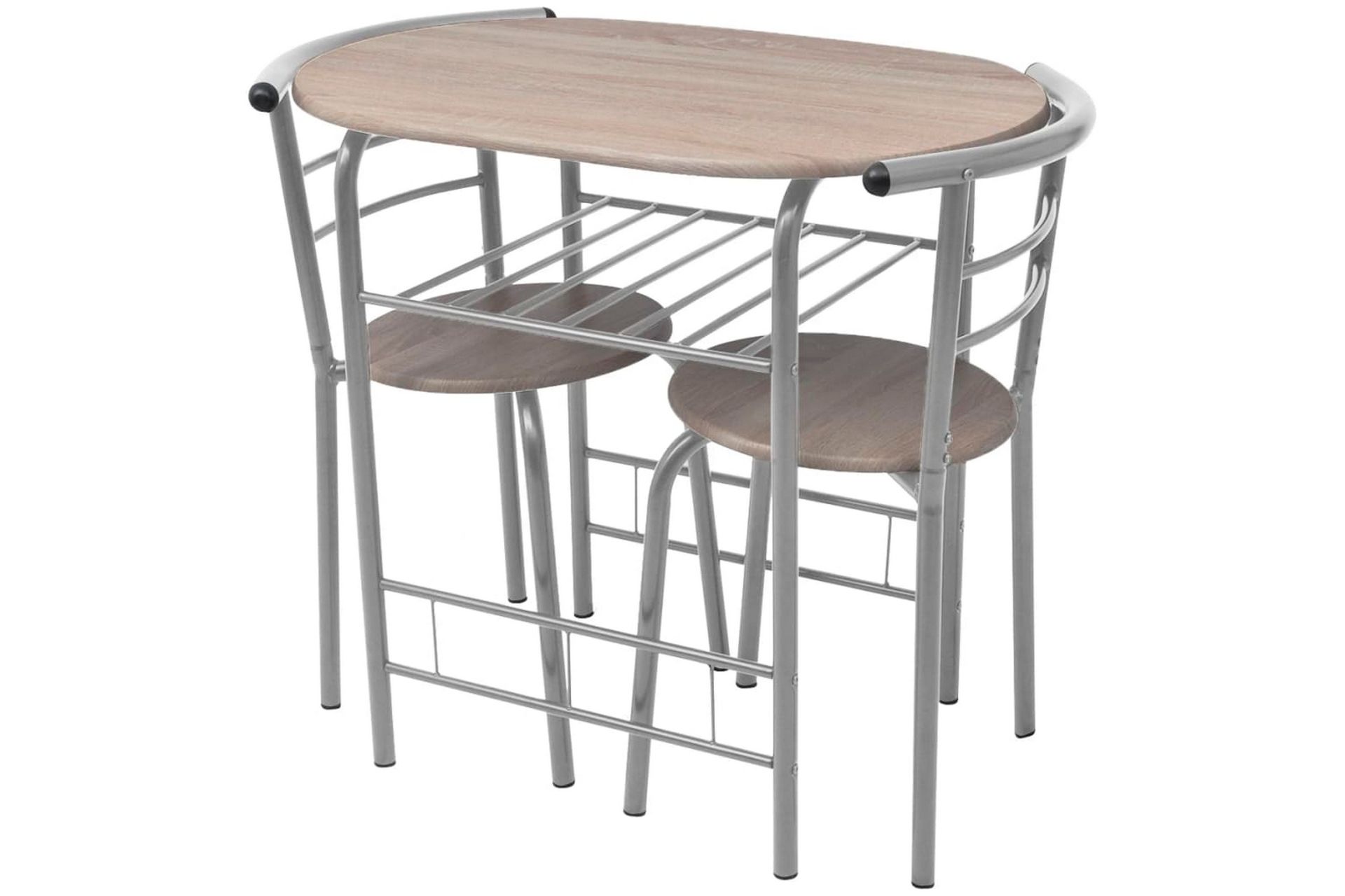 Frokostbar med stoler MDF - Hvit - Møbler - Bord - Spisegrupper