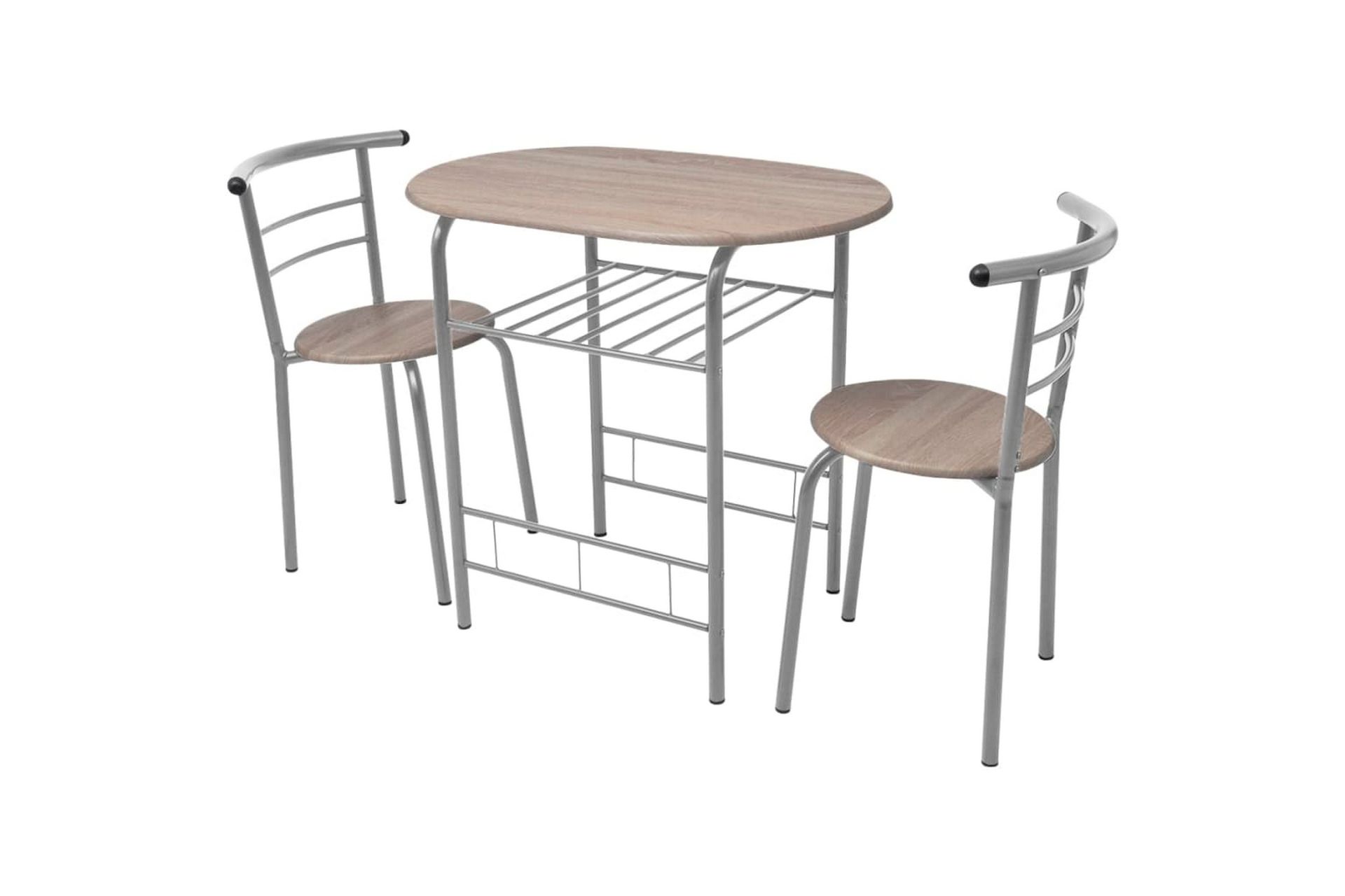 Frokostbar med stoler MDF - Hvit - Møbler - Bord - Spisegrupper