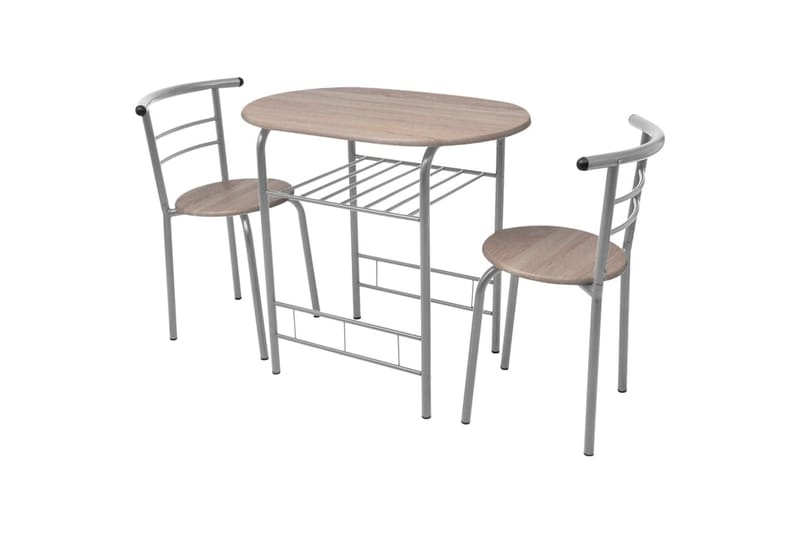 Frokostbar med stoler MDF - Hvit - Møbler - Bord - Spisegrupper