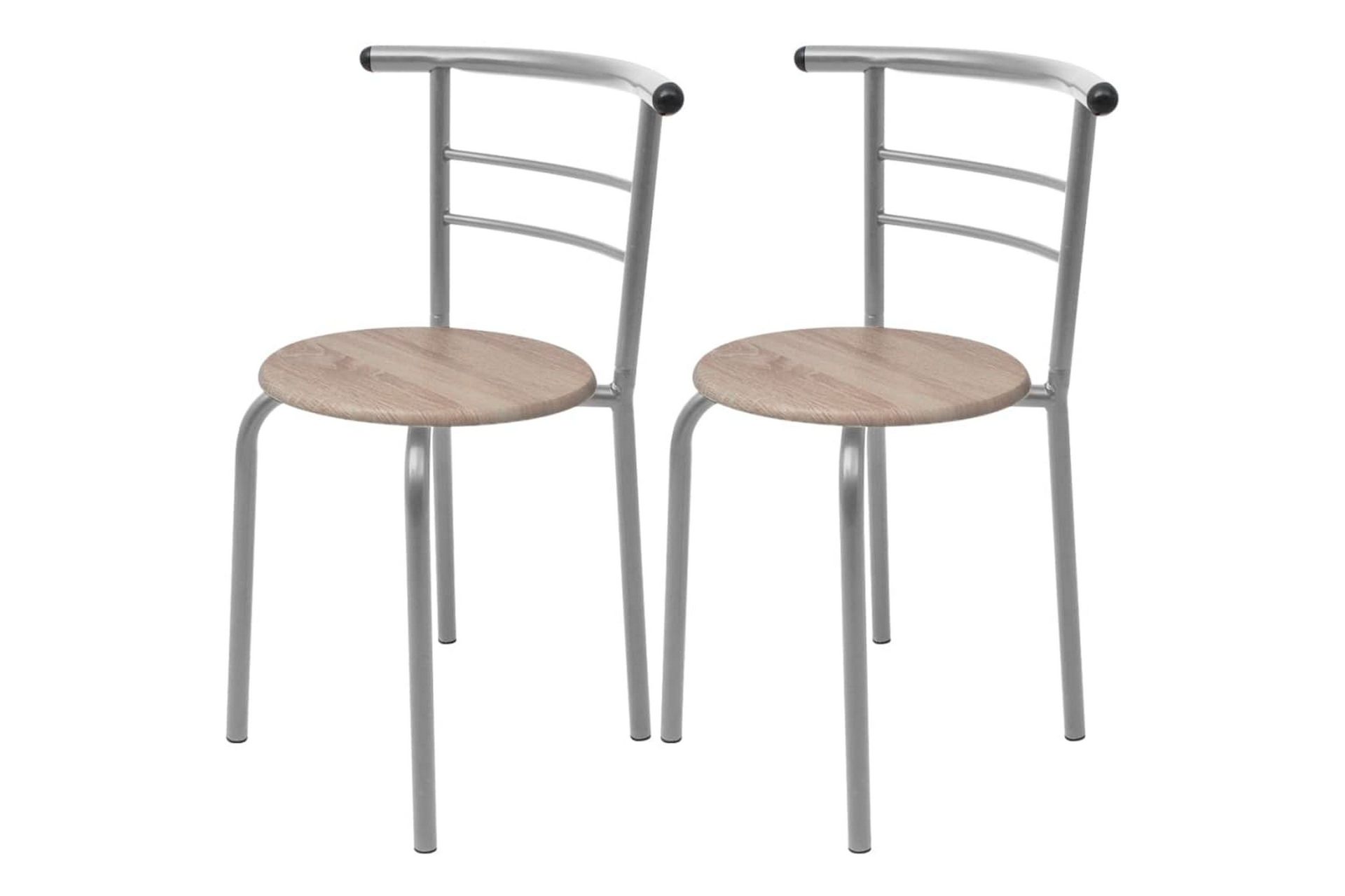 Frokostbar med stoler MDF - Hvit - Møbler - Bord - Spisegrupper
