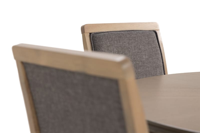 Grivita Rund Spisegruppe 120 cm med 4 Cadmos Spisestoler - Hvit - Møbler - Bord - Spisegrupper