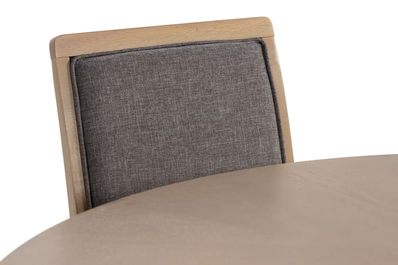 Grivita Rund Spisegruppe 120 cm med 4 Cadmos Spisestoler - Hvit - Møbler - Bord - Spisegrupper