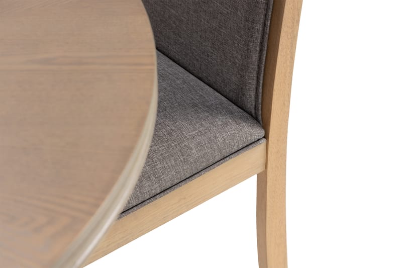 Grivita Rund Spisegruppe 120 cm med 4 Cadmos Spisestoler - Hvit - Møbler - Bord - Spisegrupper