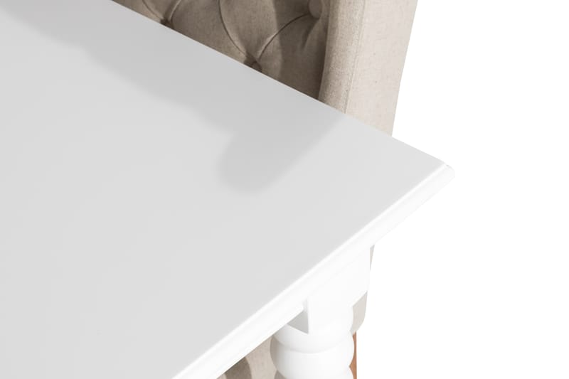 Hampton Spisegruppe 190 cm med 6 Irma Stol - Vintage Alm/Beige - Møbler - Bord - Spisegrupper