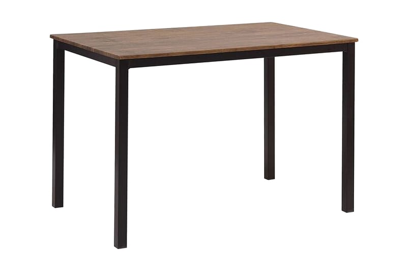 Hamry Spisegruppe 110 cm Inkl. 4 Stoler - Mørkebrun/Svart - Møbler - Bord - Spisegrupper