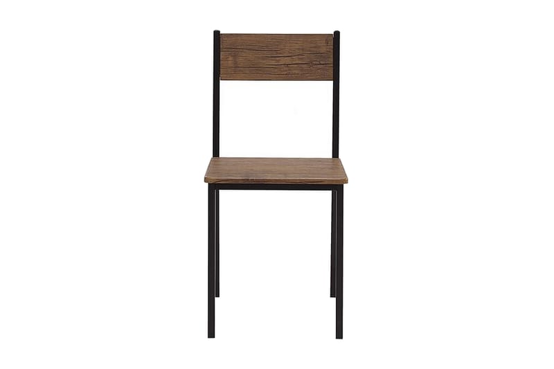 Hamry Spisegruppe 110 cm Inkl. 4 Stoler - Mørkebrun/Svart - Møbler - Bord - Spisegrupper