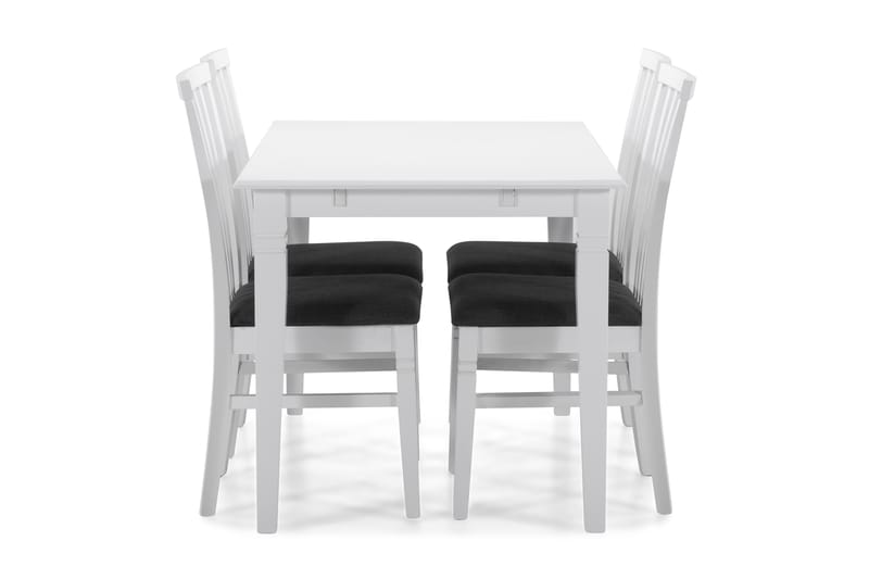 Hartford Spisebord med 4 Läckö stoler - Hvit - Spisegrupper