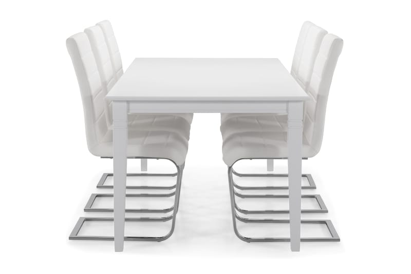 Hartford Spisebord med 6 Cibus stoler - Hvit - Spisegrupper
