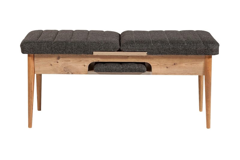 Idehult Spisegruppe 4 deler 75 cm - Tre / Natur / Antrasitt - Møbler - Bord - Spisegrupper