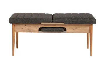 Idehult Spisegruppe 4 deler 75 cm - Tre / Natur / Antrasitt - Møbler - Bord - Spisegrupper
