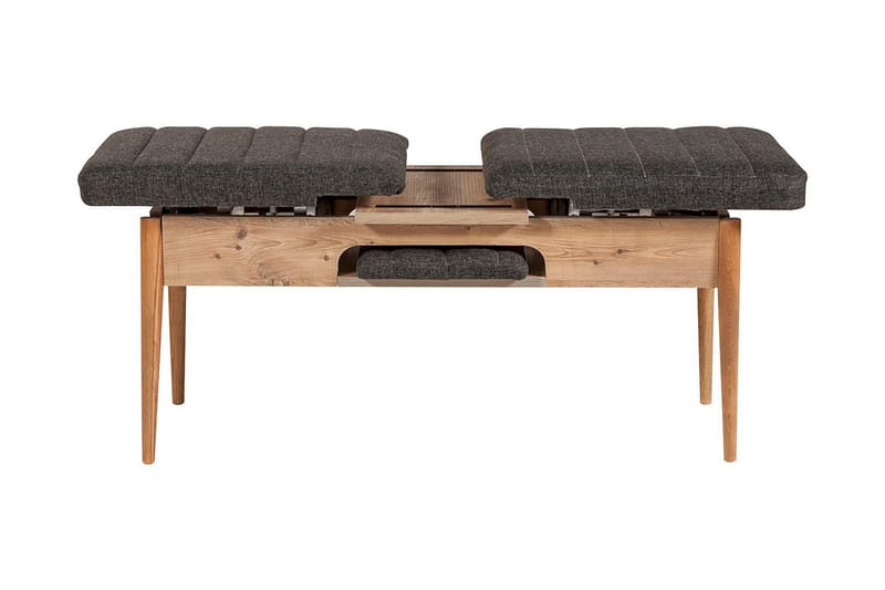 Idehult Spisegruppe 4 deler 75 cm - Tre / Natur / Antrasitt - Møbler - Bord - Spisegrupper