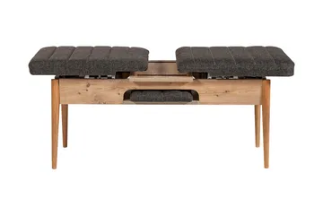 Idehult Spisegruppe 4 deler 75 cm - Tre / Natur / Antrasitt - Møbler - Bord - Spisegrupper
