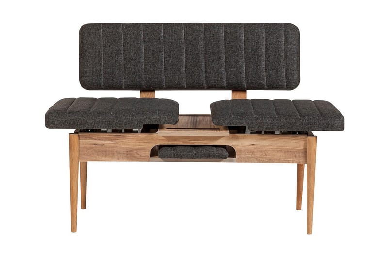 Idehult Spisegruppe 4 deler 75 cm - Tre / Natur / Antrasitt - Møbler - Bord - Spisegrupper