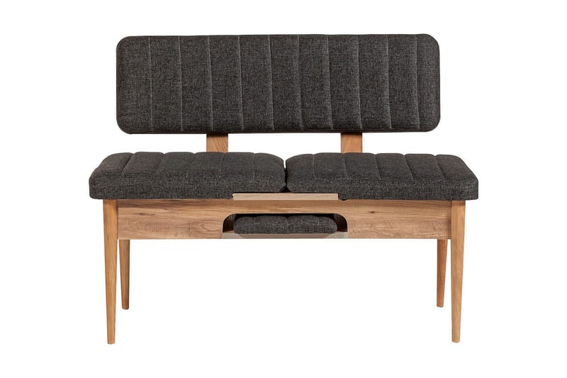 Idehult Spisegruppe 4 deler 75 cm - Tre / Natur / Antrasitt - Møbler - Bord - Spisegrupper