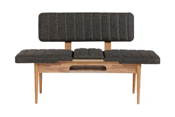 Idehult Spisegruppe 4 deler 75 cm - Tre / Natur / Antrasitt - Møbler - Bord - Spisegrupper