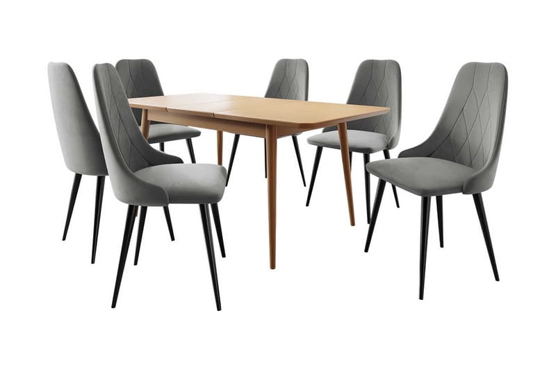 Ingram Spisegruppe Rund Grå, undefined