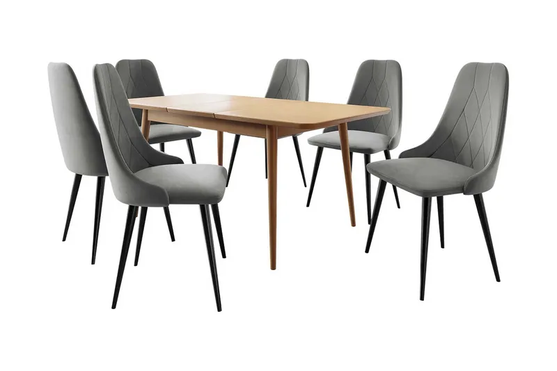 Ingram Spisegruppe Rund Grå, undefined