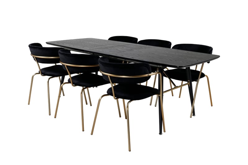 Irunea Spisegruppe 180 cm + 6 stk Arcarazo Spisestoler, undefined