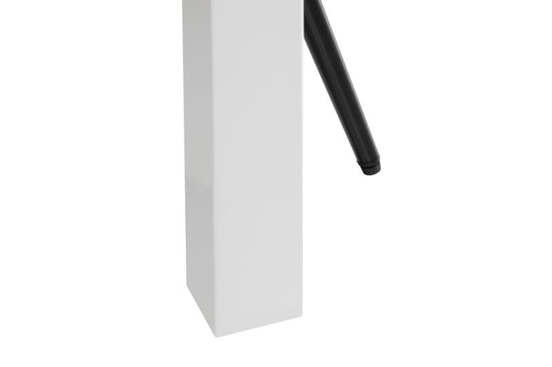 Jasmin Forlengningsbar Spisegruppe 180 cm + 6 Hennebyn Stol - Svart/Hvit - Møbler - Bord - Spisegrupper