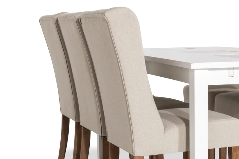 Jasmin Spisegruppe 180 cm med 6 Irma Stol - Vintage Alm/Beige - Møbler - Bord - Spisegrupper