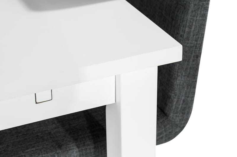 Jasmin Spisegruppe med 6 Cibus Stoler - Hvit/Grå - Møbler - Bord - Spisegrupper