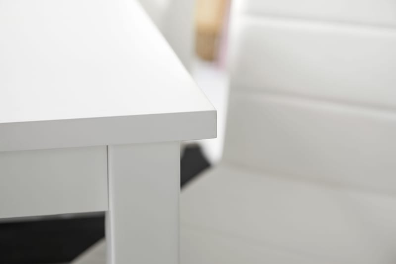 Jasmin Spisegruppe med 6 Cibus Stoler - Hvit/PU/Krom - Møbler - Bord - Spisegrupper