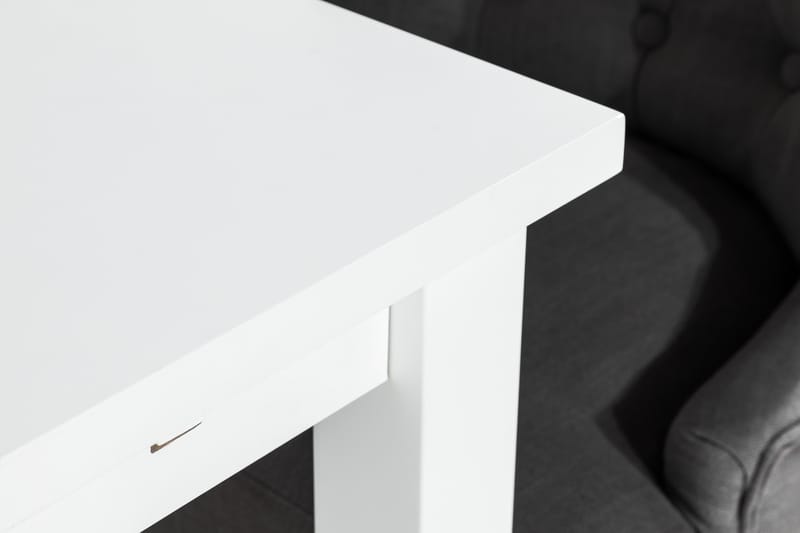 Jasmin Spisegruppe med 6 Viktoria Stoler - Hvit/Grå - Møbler - Bord - Spisegrupper