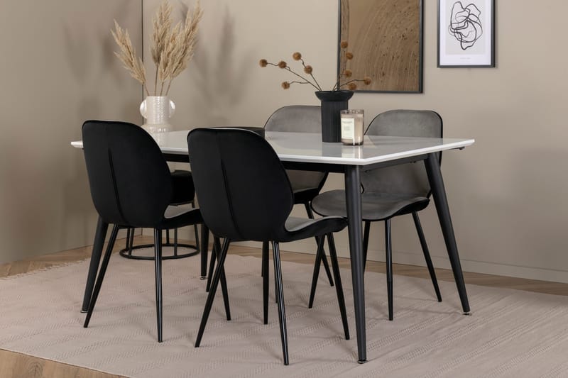 Jimmy spisebord med 4 Emma Spisestol - Møbler - Bord - Spisegrupper