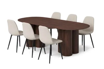 Beige/metallben svart - Svart