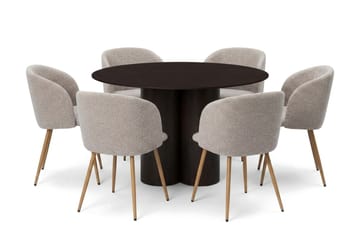 130 cm - Mørk brun