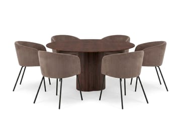 150 cm - Mørk brun