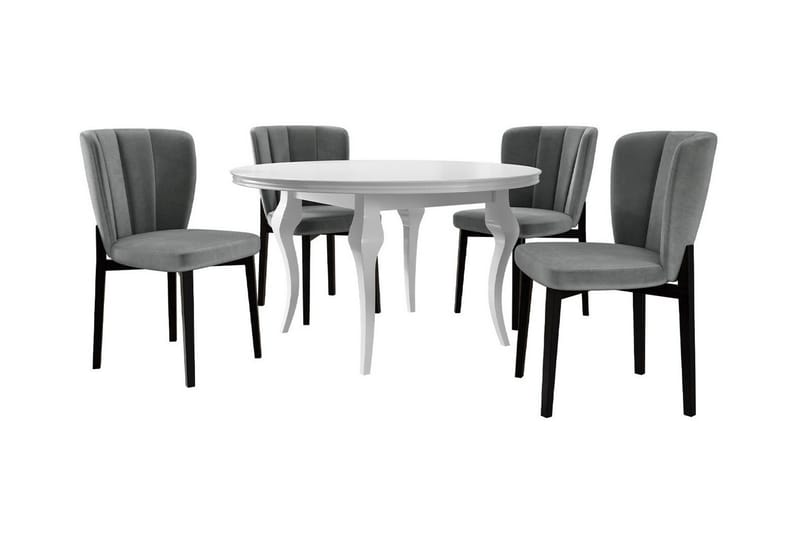 Kendale Spisegruppe - Mørkegrå/Svart - Møbler - Bord - Spisegrupper