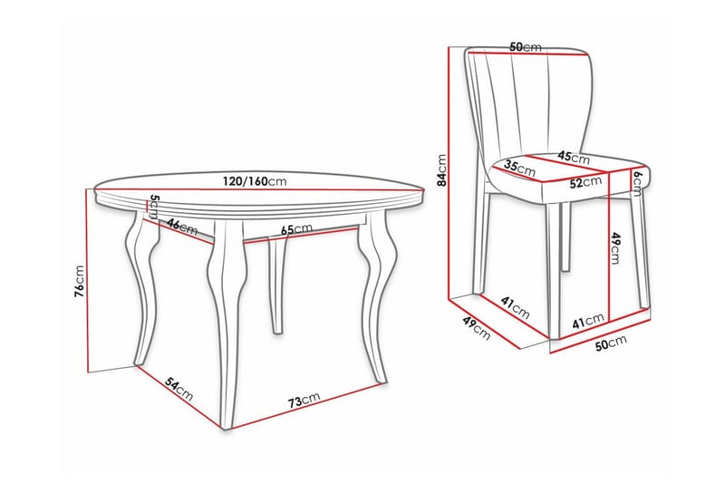 Kendale Spisegruppe - Møbler - Bord - Spisegrupper