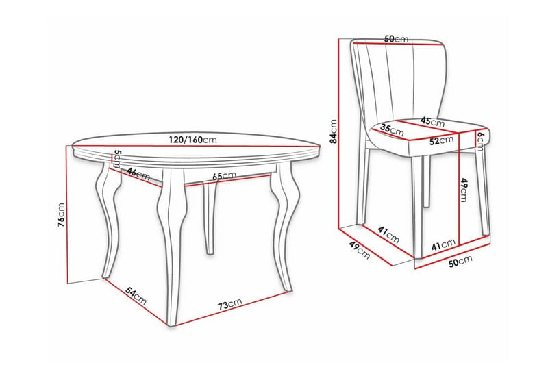 Kendale Spisegruppe - Møbler - Bord - Spisegrupper