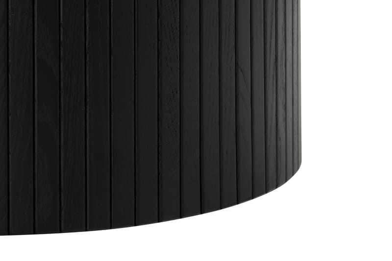 Kopparbo Spisebord Runt 130 cm med 4 Gemmiano Spisestoler - Svart - Møbler - Bord - Spisegrupper