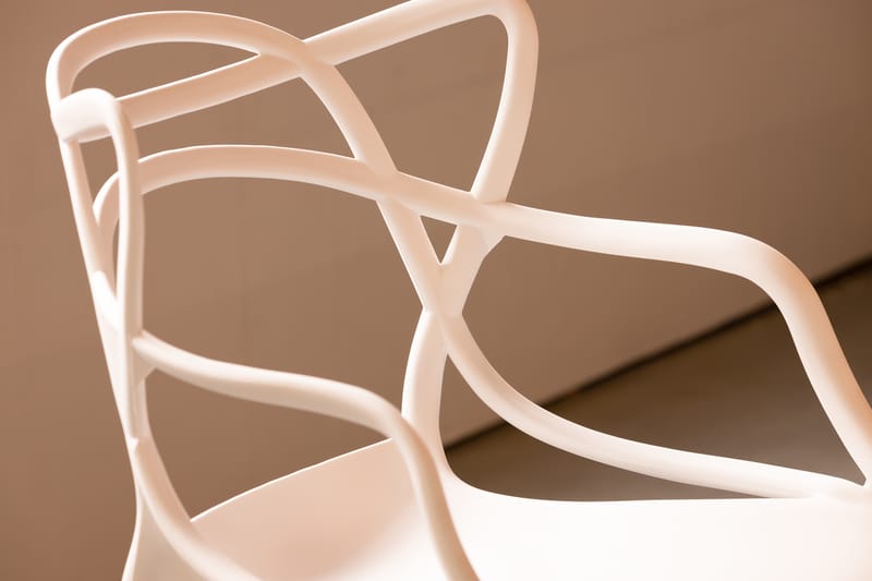 Kopparbo Spisegruppe 130 cm Rund inkl. 4 Daye Stoler - Beige / Hvit - Møbler - Bord - Spisegrupper