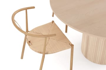 Kopparbo Spisegruppe 130 cm Rund inkl. 4 Elysia Stoler - Svart/Brun - Møbler - Bord - Spisegrupper