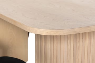Kopparbo Spisegruppe 200 cm inkl. 6 Broddhult Stoler - Hvit/Svart - Møbler - Bord - Spisegrupper