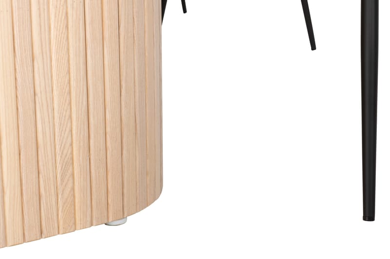 Kopparbo Spisegruppe 200 cm inkl. 6 Broddhult Stoler - Hvit/Svart - Møbler - Bord - Spisegrupper